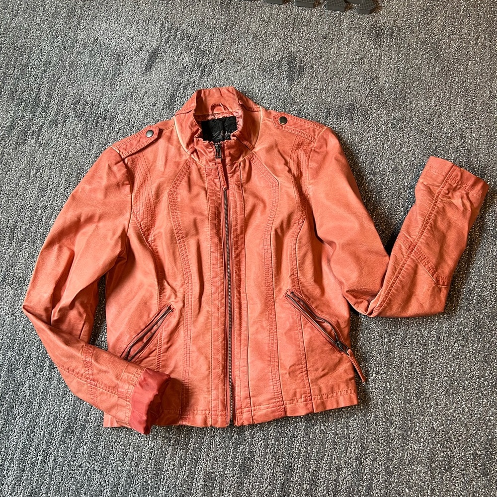 Faux Leather Jacket - DAYTRIP